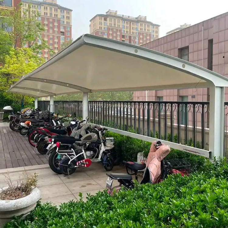 兴海县膜结构电动车棚